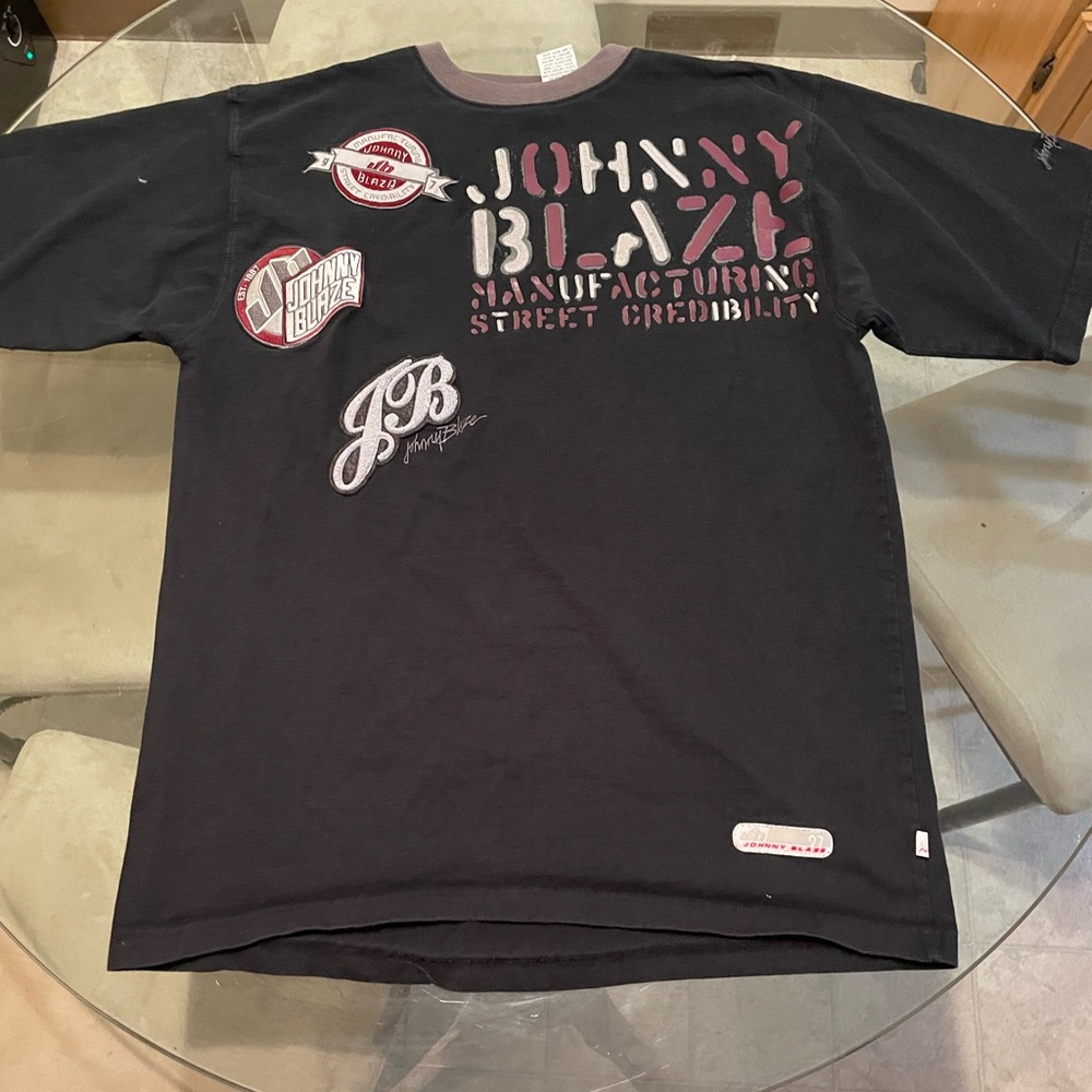 Johnny Blaze Black Graphic Tee